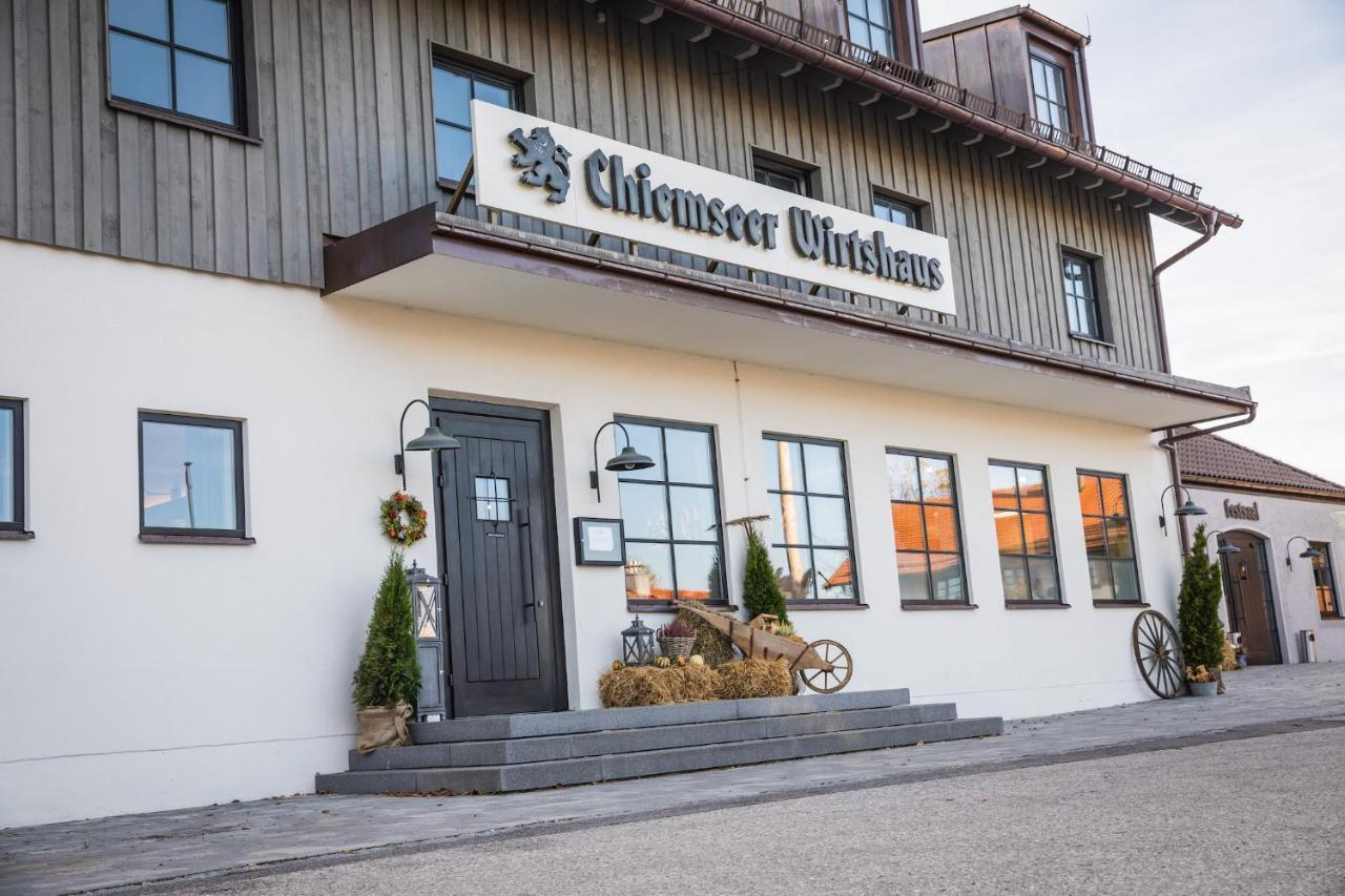 Chiemseer Wirtshaus Chieming Exteriör bild