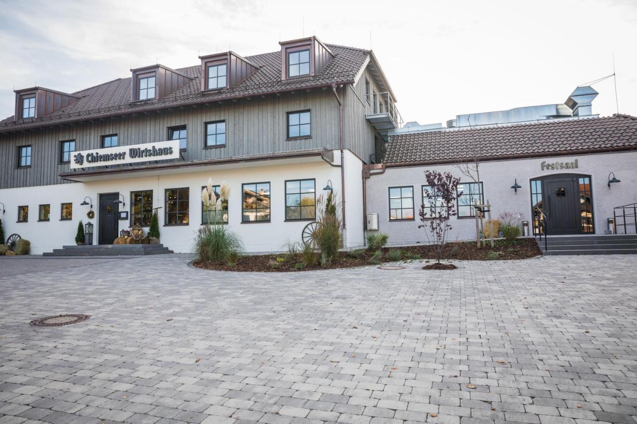 Chiemseer Wirtshaus Chieming Exteriör bild